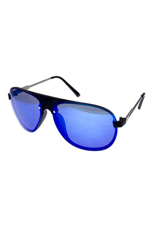 Mens rimless metal original style sunglasses