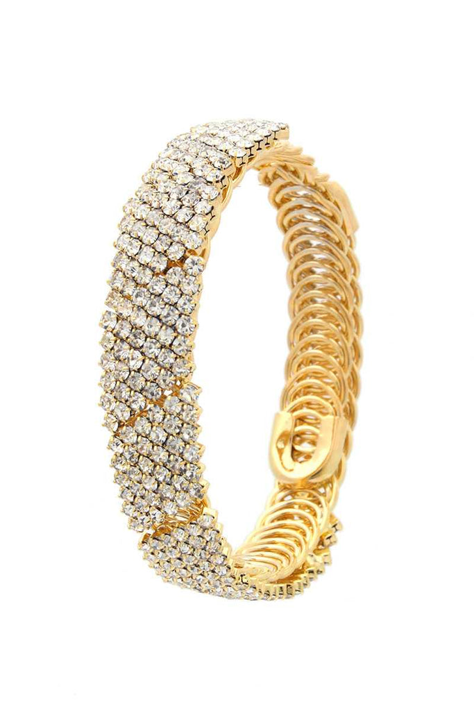 Flexible Rhinestone Bracelet