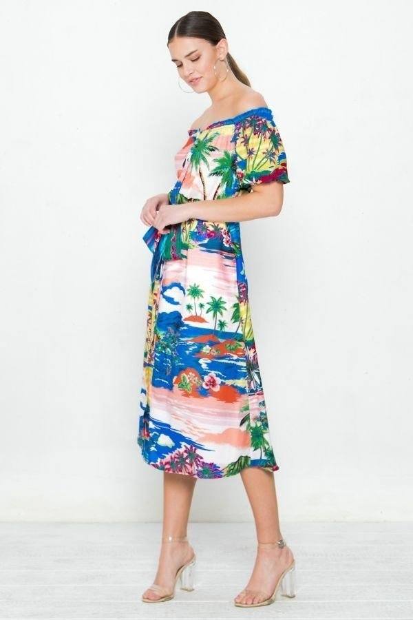 ALEJANDRA Printed Woven Dress