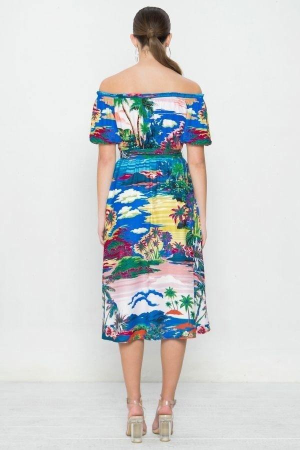 ALEJANDRA Printed Woven Dress