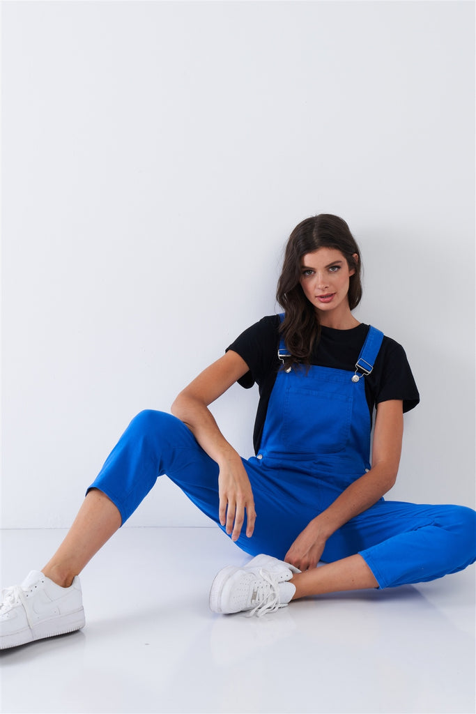 Royal Blue Soft Ankle Length Overall