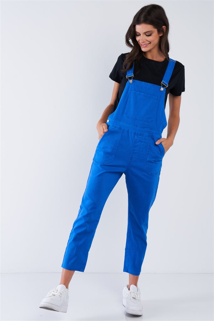 Royal Blue Soft Ankle Length Overall